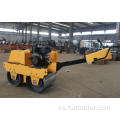 FYLJ-S600C 600 kg compactador de suelo pequeño rodillo compactador de doble tambor